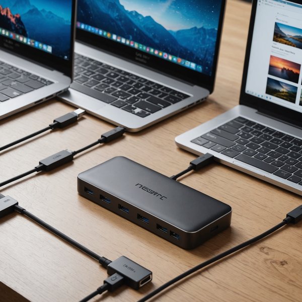 Quels sont les avantages des hubs USB-C multiports pour les ordinateurs portables?